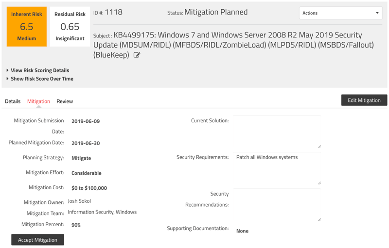 CVE-2019-0708 Mitigation