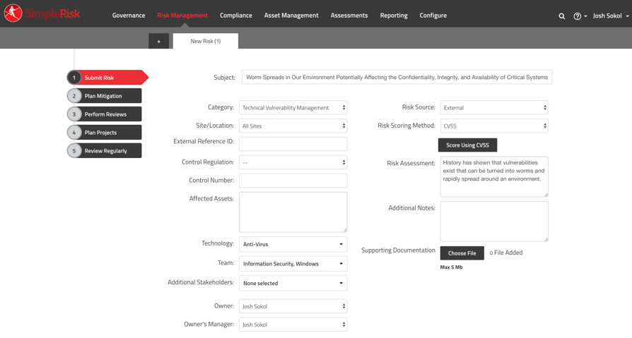 Worm Spreads in Our Environment Potentially Affecting the Confidentiality, Integrity, and Availability of Critical Systems